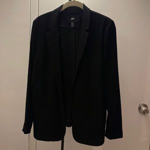 H&M black blazer size 10